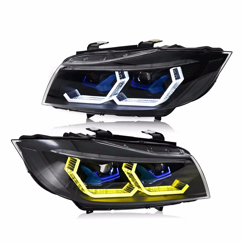 Lentilles de Projecteur BMW E90 E91 2005-2012 - vue rapprochée - Becquet Voiture