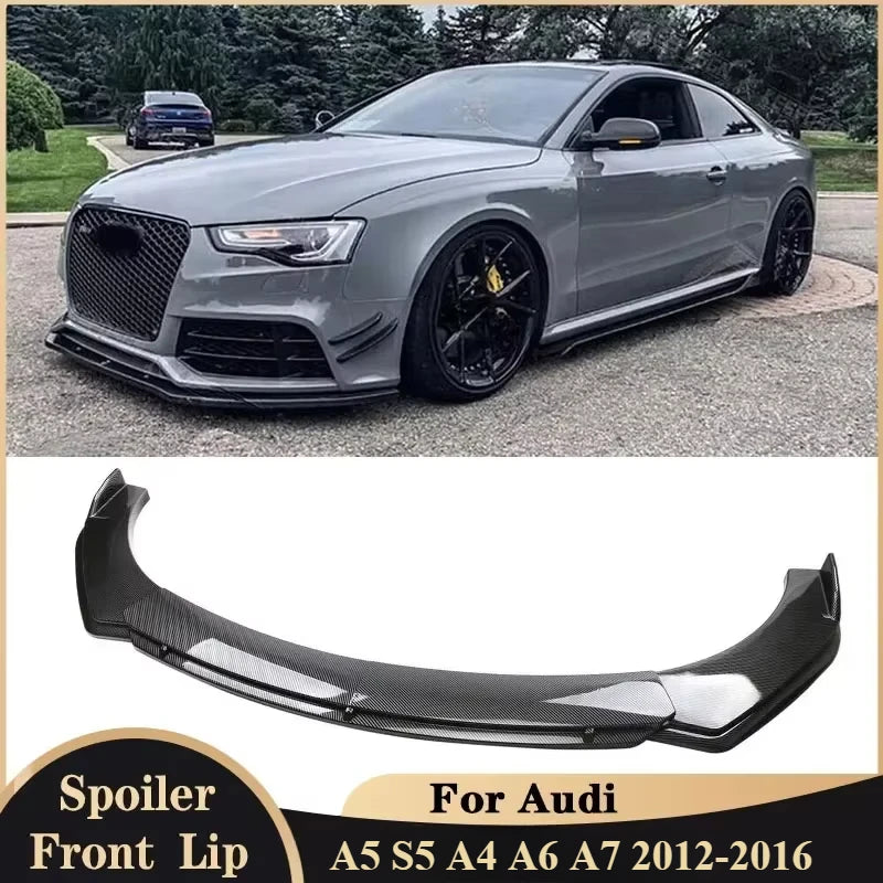 Lèvre Avant Audi A4 A5 A6 A7 2012-2016 - vue de face - Becquet Voiture