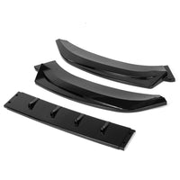 Lèvre Avant Audi A4 S4 B8 B8.5 S-Line 2012-2016 - vue de trois-quarts - Becquet Voiture