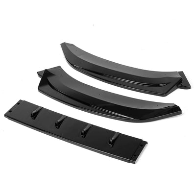 Lèvre Avant Audi A4 S4 B8 B8.5 S-Line 2012-2016 - vue de trois-quarts - Becquet Voiture