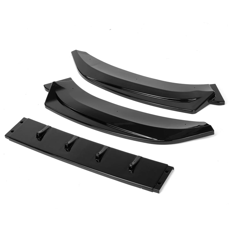 Lèvre Avant Audi A4 S4 B8 B8.5 S-Line 2012-2016 - vue de trois-quarts - Becquet Voiture
