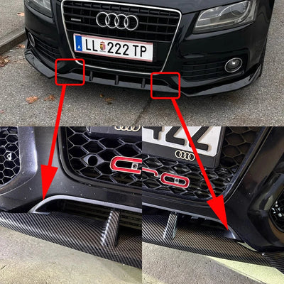 Lèvre Avant Audi A5 S5 B8 S-Line 2008-2011 - installé sur véhicule - Becquet Voiture
