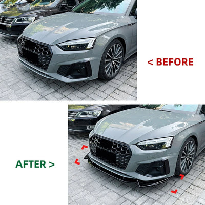 Lèvre Avant Audi A5 S5 F5 S-Line 2021+ - vue arrière - Becquet Voiture