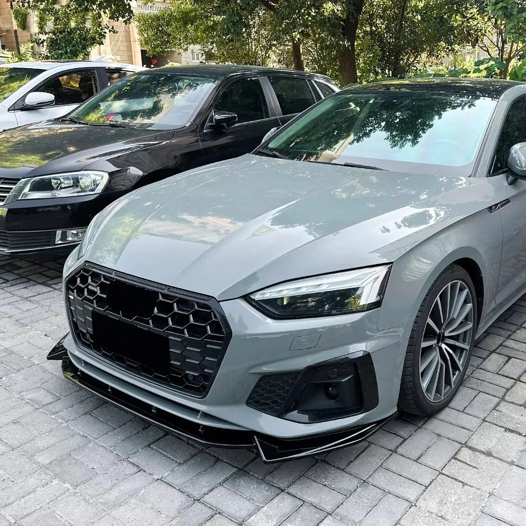 Lèvre Avant Audi A5 S5 F5 S-Line 2021+ - vue de face - Becquet Voiture