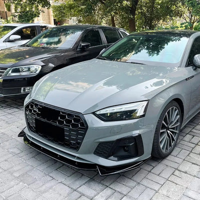 Lèvre Avant Audi A5 S5 F5 S-Line 2021+ - vue de face - Becquet Voiture