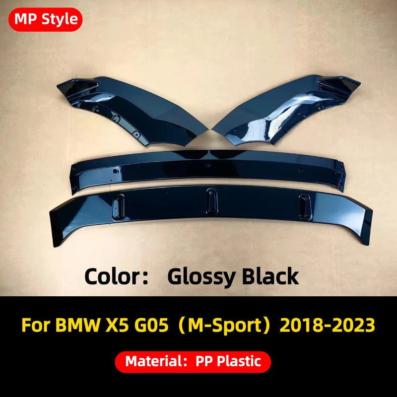 Front Lip BMW X5 G05 M Sport 2018-2023 - fitting detail - Becquet Voiture