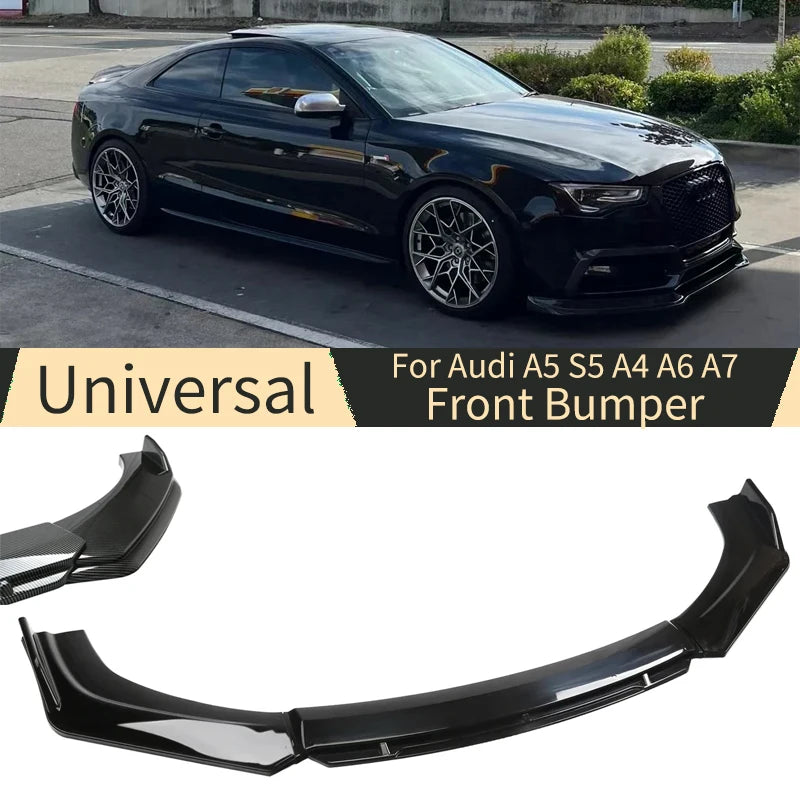 Lèvre Avant Universelle Audi A4 A5 A6 A7 - vue de face - Becquet Voiture