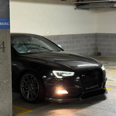 Lèvre Avant Universelle Audi A4 A5 A6 A7 - vue de trois-quarts - Becquet Voiture