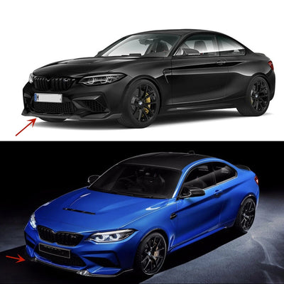 Lèvre de Pare-Chocs Avant BMW M2 CS F87 2016-2021 - vue de profil - Becquet Voiture