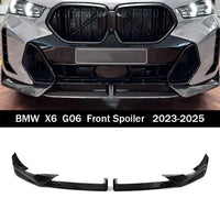 Lèvre de Pare-Chocs Avant BMW X6 G06 LCI M Sport 2023-2024 - vue de face - Becquet Voiture