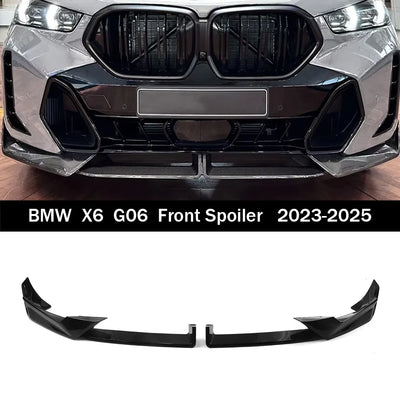 Lèvre de Pare-Chocs Avant BMW X6 G06 LCI M Sport 2023-2024 - vue de face - Becquet Voiture