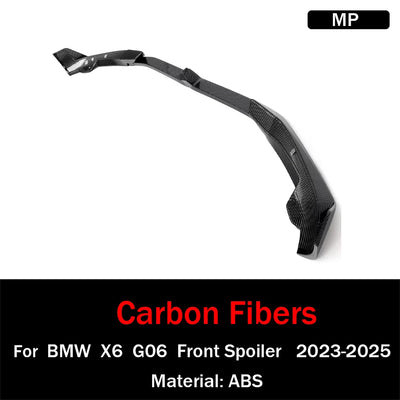 Lèvre de Pare-Chocs Avant BMW X6 G06 LCI M Sport 2023-2024 - vue rapprochée - Becquet Voiture