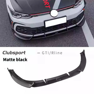 Lèvre de Pare-Chocs Avant VW Golf 8 MK8 GTI R 2021-2023 - détail du montage - Becquet Voiture
