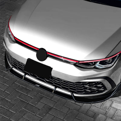 Lèvre de Pare-Chocs Avant VW Golf 8 MK8 GTI R 2021-2023 - installé sur véhicule - Becquet Voiture