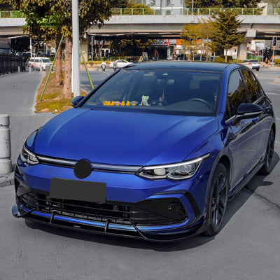 Lèvre de Pare-Chocs Avant VW Golf 8 MK8 GTI R 2021-2023 - vue de profil - Becquet Voiture