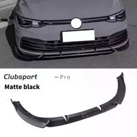 Lèvre de Pare-Chocs Avant VW Golf 8 MK8 GTI R 2021-2023 - vue rapprochée - Becquet Voiture