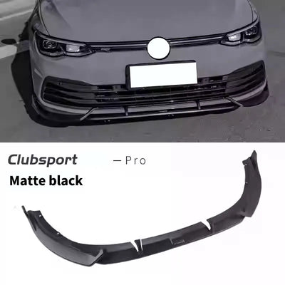 Lèvre de Pare-Chocs Avant VW Golf 8 MK8 GTI R 2021-2023 - vue rapprochée - Becquet Voiture
