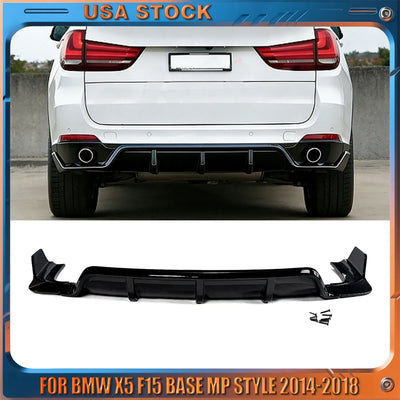 Lèvre de Pare-Chocs BMW F15 X5 2014-2018 - vue de profil - Becquet Voiture