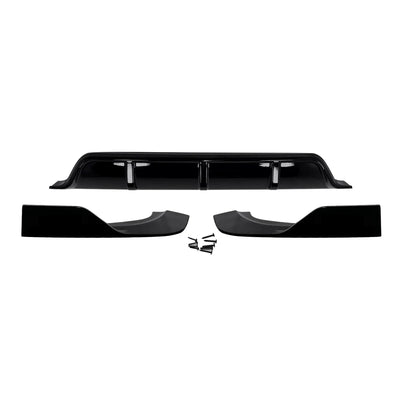 Lèvre de Pare-Chocs BMW F15 X5 2014-2018 - vue de trois-quarts - Becquet Voiture
