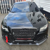 Lèvre Pare-Chocs Avant Audi A4 B8 Berline 2007-2011 - vue de profil - Becquet Voiture