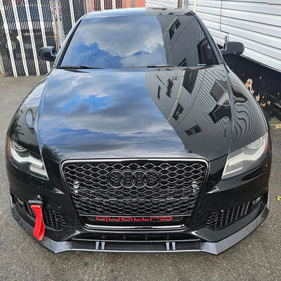 Lèvre Pare-Chocs Avant Audi A4 B8 Berline 2007-2011 - vue de profil - Becquet Voiture