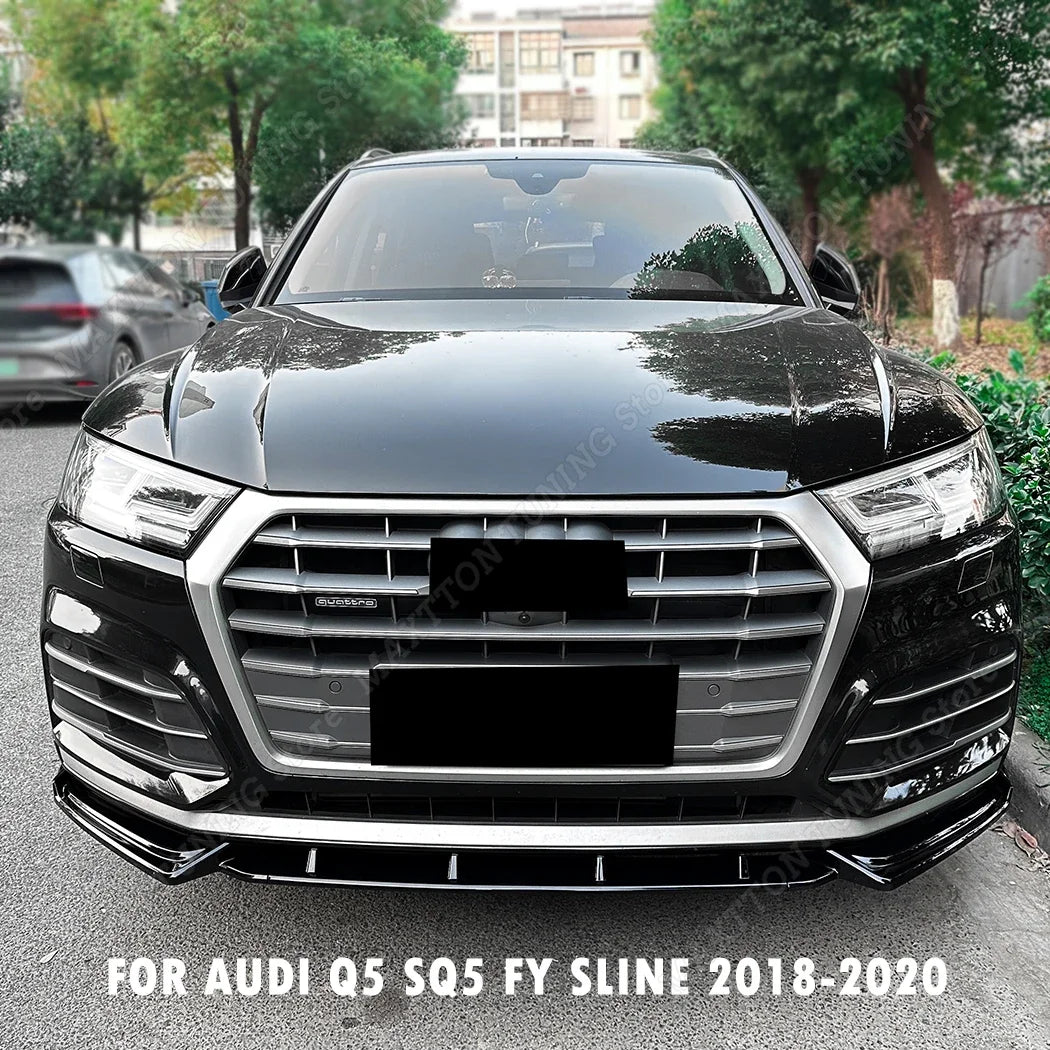 Lèvre Pare-Chocs Avant Audi Q5 SQ5 FY 2018-2020 - vue de face - Becquet Voiture