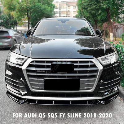 Lèvre Pare-Chocs Avant Audi Q5 SQ5 FY 2018-2020 - vue de face - Becquet Voiture