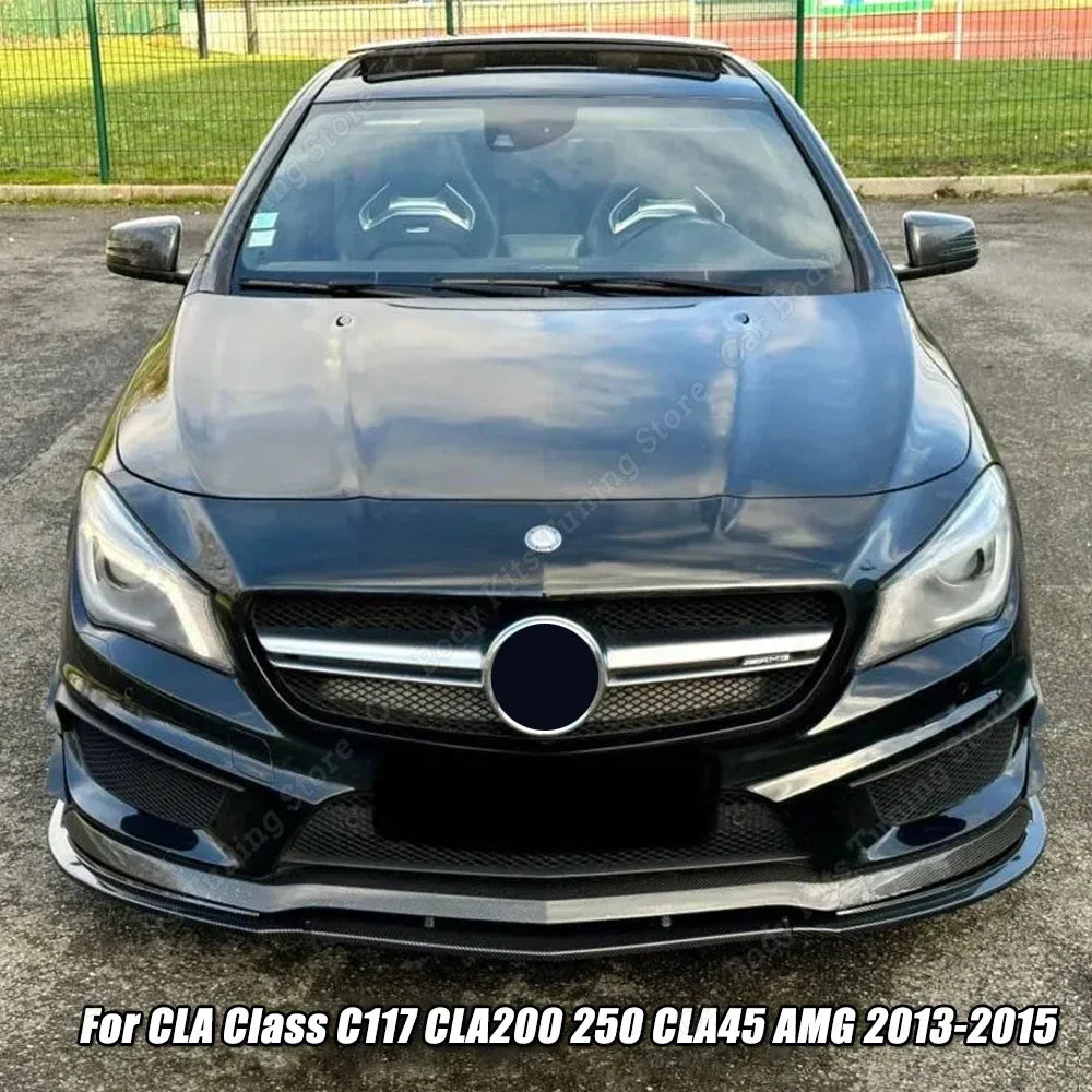 Lèvre Pare-Chocs Avant Mercedes CLA C117 2013-2015 - vue de face - Becquet Voiture