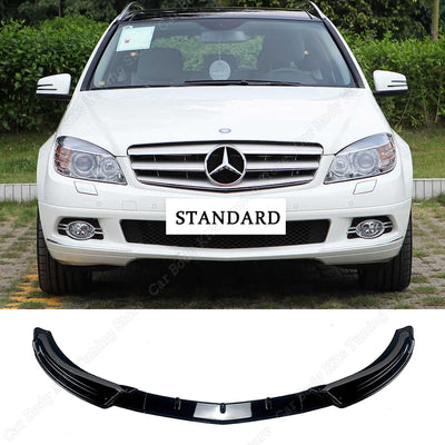 Lèvre Pare-Chocs Avant Mercedes Classe C W204 2007-2011 - détail du montage - Becquet Voiture
