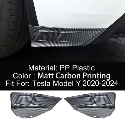 Lèvres d'Angle Pare-Chocs Arrière Tesla Model Y 2020-2024 - détail du montage - Becquet Voiture