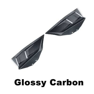Lèvres d'Angle Pare-Chocs Arrière Tesla Model Y 2020-2024 (réf. 2) - installé sur véhicule - Becquet Voiture