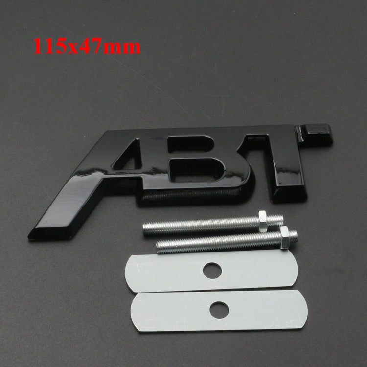 Logo ABT Badge Autocollant Calandre Audi VW - en situation - Becquet Voiture