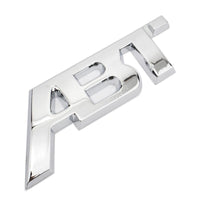 Logo ABT Badge Autocollant Calandre Audi VW - vue de trois-quarts - Becquet Voiture