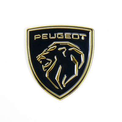 Logo Aile Peugeot Badge Latéral 5.9cm Multi-Coloris - installé sur véhicule - Becquet Voiture