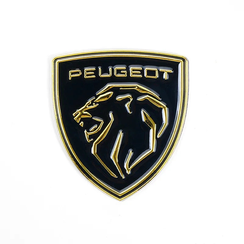 Logo Aile Peugeot Badge Latéral 5.9cm Multi-Coloris - installé sur véhicule - Becquet Voiture
