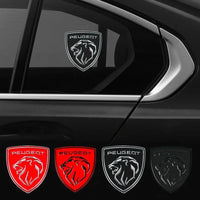 Logo Aile Peugeot Badge Latéral 5.9cm Multi-Coloris - vue de face 2 - Becquet Voiture