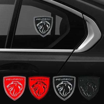 Logo Aile Peugeot Badge Latéral 5.9cm Multi-Coloris - vue de face 2 - Becquet Voiture