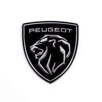 Logo Aile Peugeot Badge Latéral 5.9cm Multi-Coloris - vue de face - Becquet Voiture