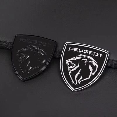 Logo Aile Peugeot Badge Latéral 5.9cm Multi-Coloris - vue de profil 2 - Becquet Voiture