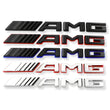Logo AMG Coffre Arrière Mercedes Noir Chrome Rouge