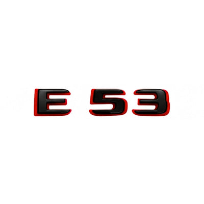 Logo AMG E43 E53 E63S Classe E W213 W214 - détail du montage - Becquet Voiture