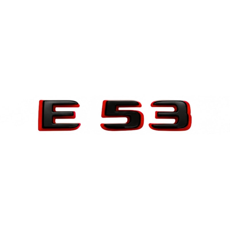 Logo AMG E43 E53 E63S Classe E W213 W214 - détail du montage - Becquet Voiture