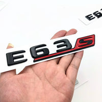 Logo AMG E43 E53 E63S Classe E W213 W214 - vue arrière - Becquet Voiture