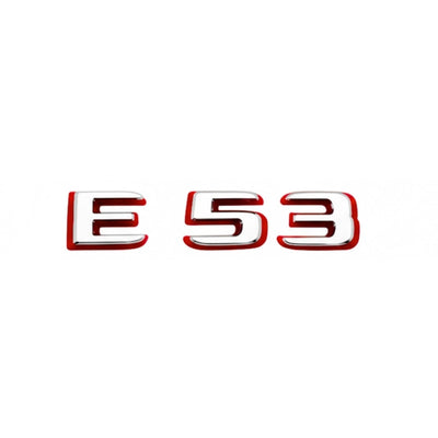 Logo AMG E43 E53 E63S Classe E W213 W214 - vue rapprochée - Becquet Voiture
