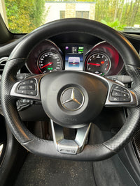 Logo AMG pour Volant Mercedes Adhésif 3M - vue de face - Becquet Voiture