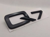 Logo Arrière Audi Q3 Q5 Q7 Noir - vue arrière - Becquet Voiture