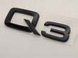 Logo Arrière Audi Q3 Q5 Q7 Noir