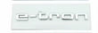 Logo Audi e-Tron ABS Noir ou Argent 10cm