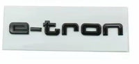 Audi e-tron ABS-Logo Schwarz oder Silber 10 cm - Seitenansicht - Becquet Voiture