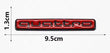 Logo Audi Quattro Emblème Calandre Noir Rouge Chrome
